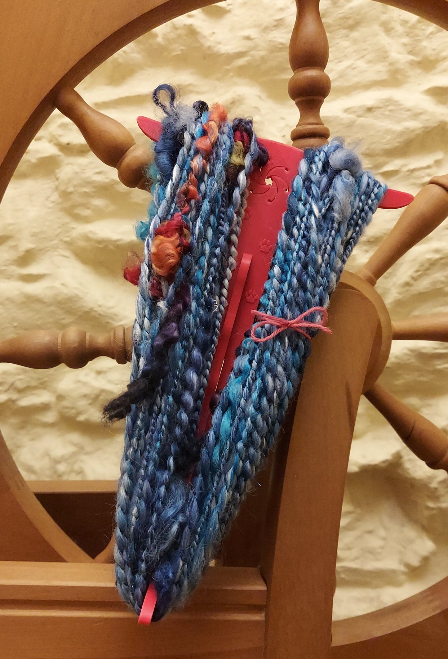 Yellow (Imperfect) - Yard Niddy Noddy With WPI Gauge - Flat Pack