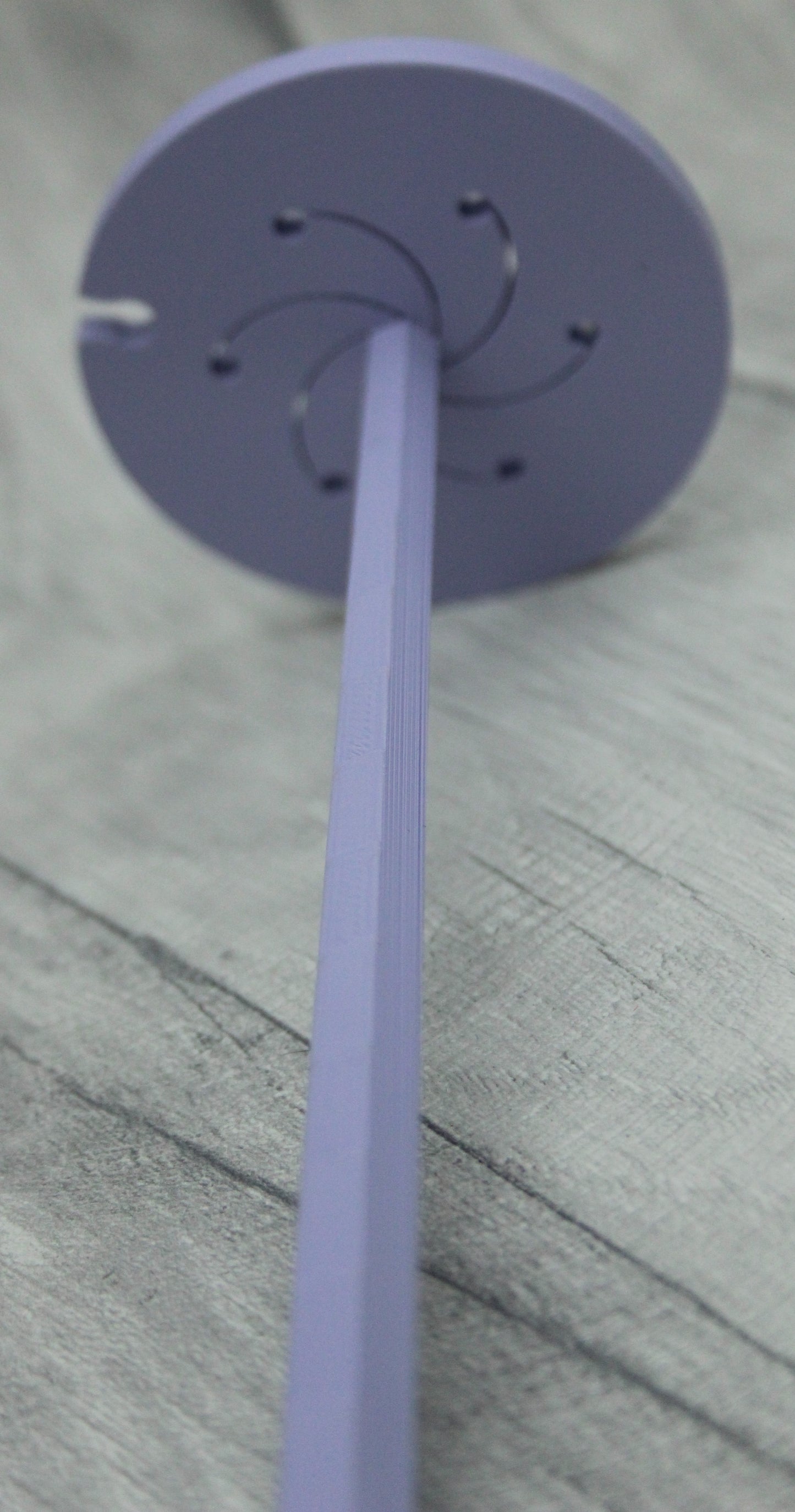 Top Whorl Spindle - (Imperfect) - Flat Pack - Lilac (Silver hook)