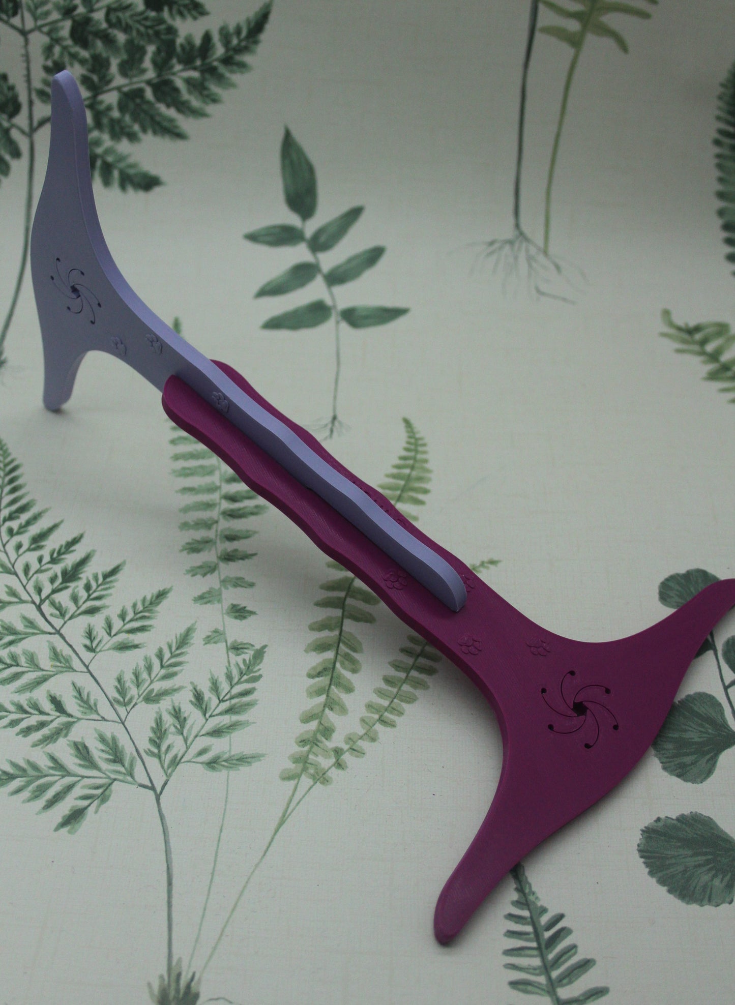 Lilac Pink - (Imperfect) Yard Niddy Noddy With WPI Gauge - 3D Printed