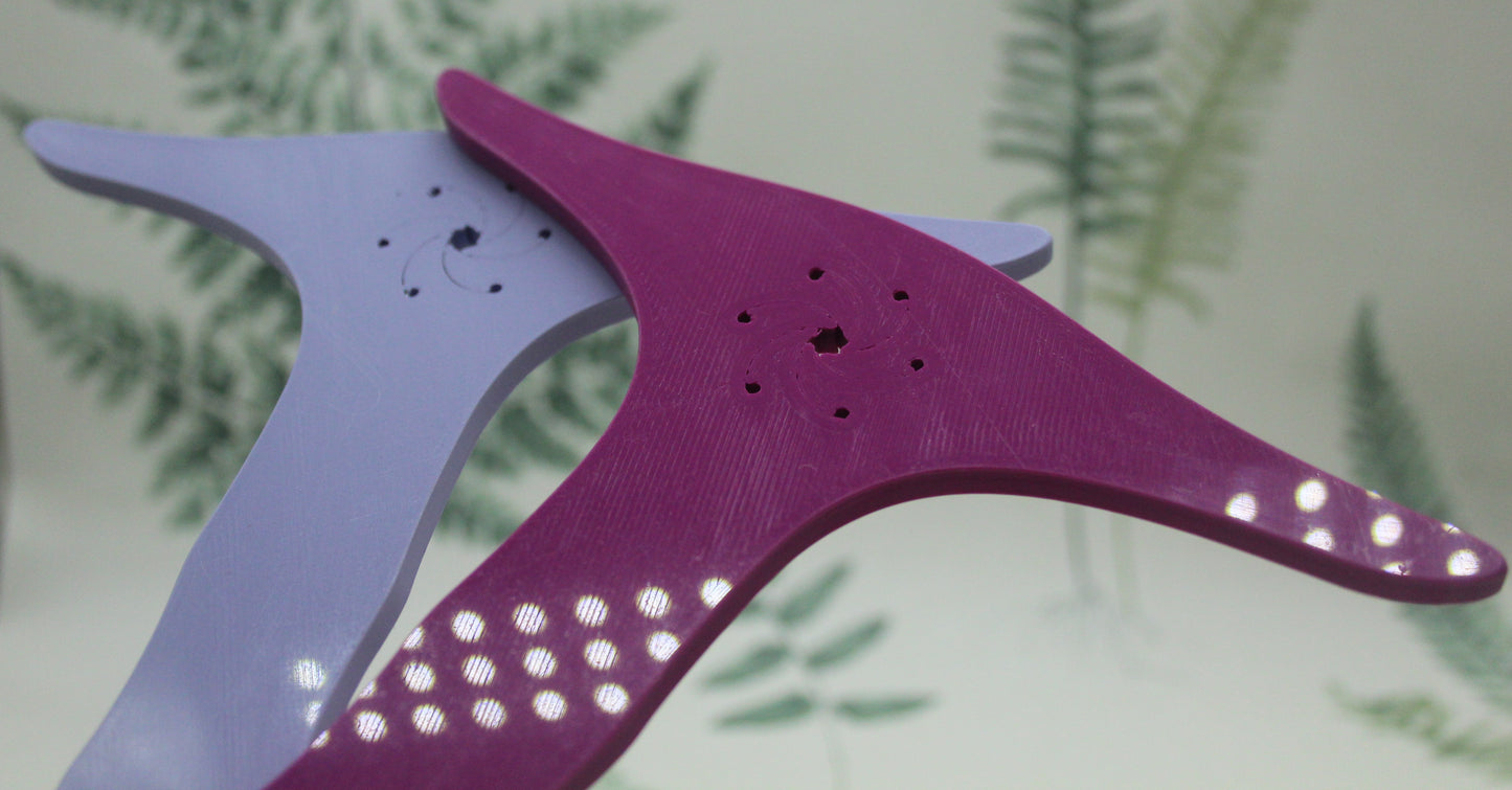 Lilac Pink - (Imperfect) Yard Niddy Noddy With WPI Gauge - 3D Printed