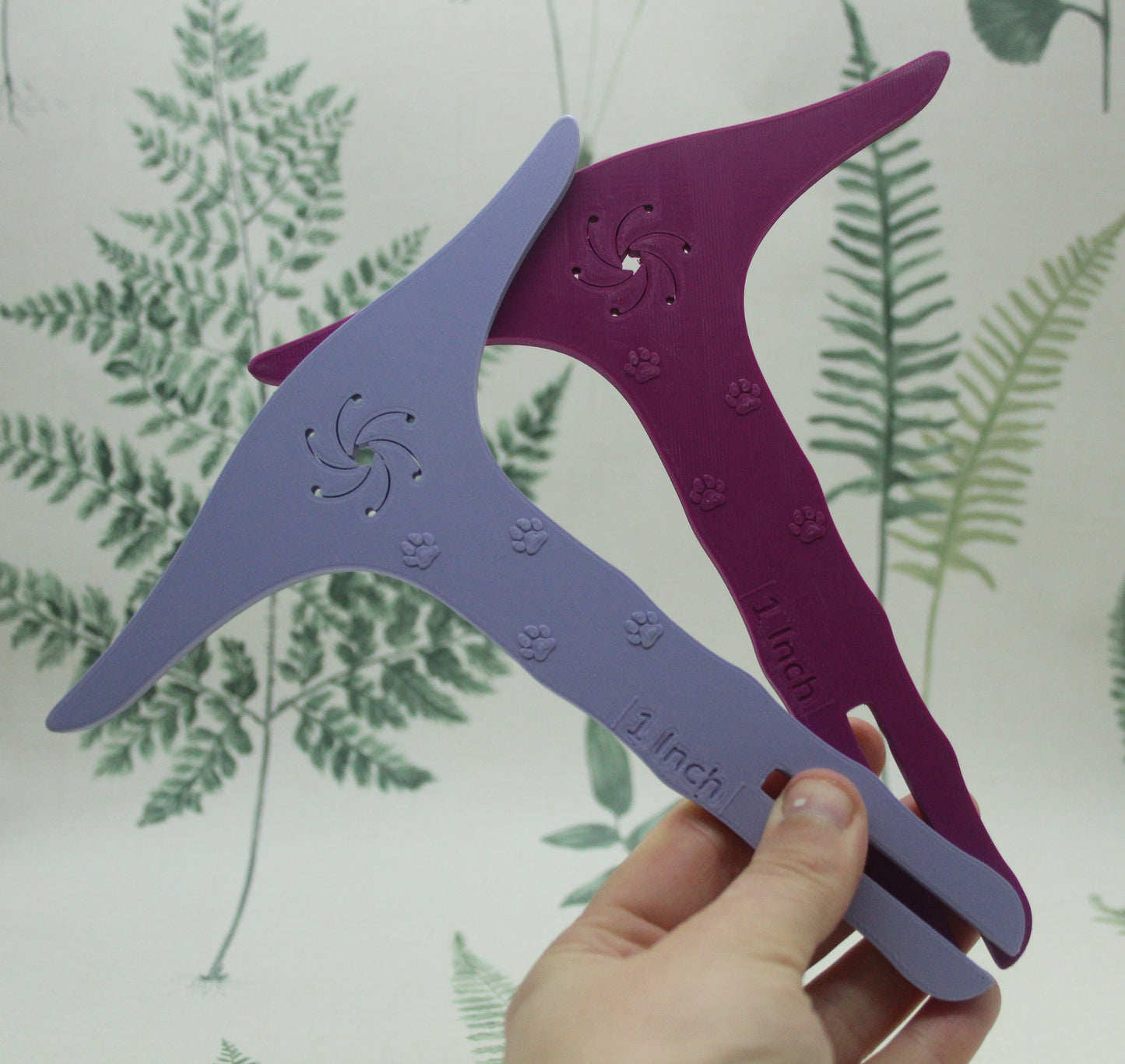 Lilac Pink - (Imperfect) Yard Niddy Noddy With WPI Gauge - 3D Printed