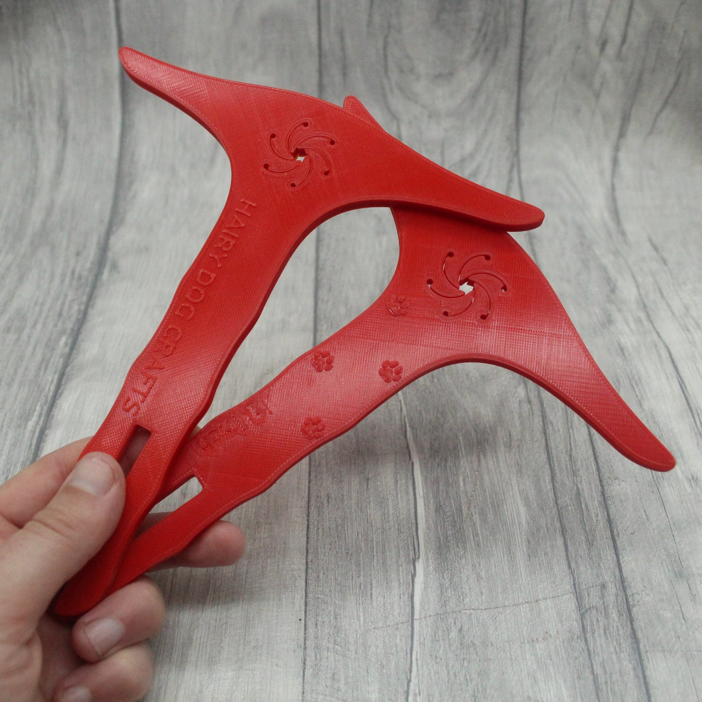 Red - IMPERFECT Yard Niddy Noddy With WPI Gauge - Flat Pack