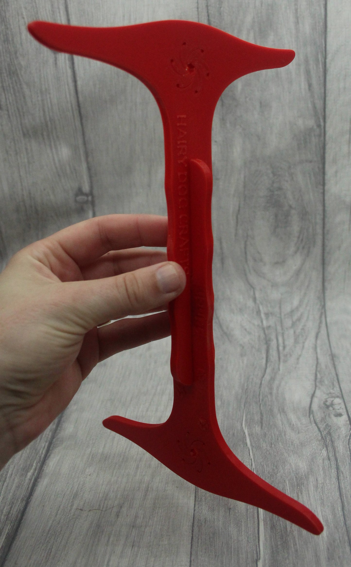 Red - IMPERFECT Yard Niddy Noddy With WPI Gauge - Flat Pack
