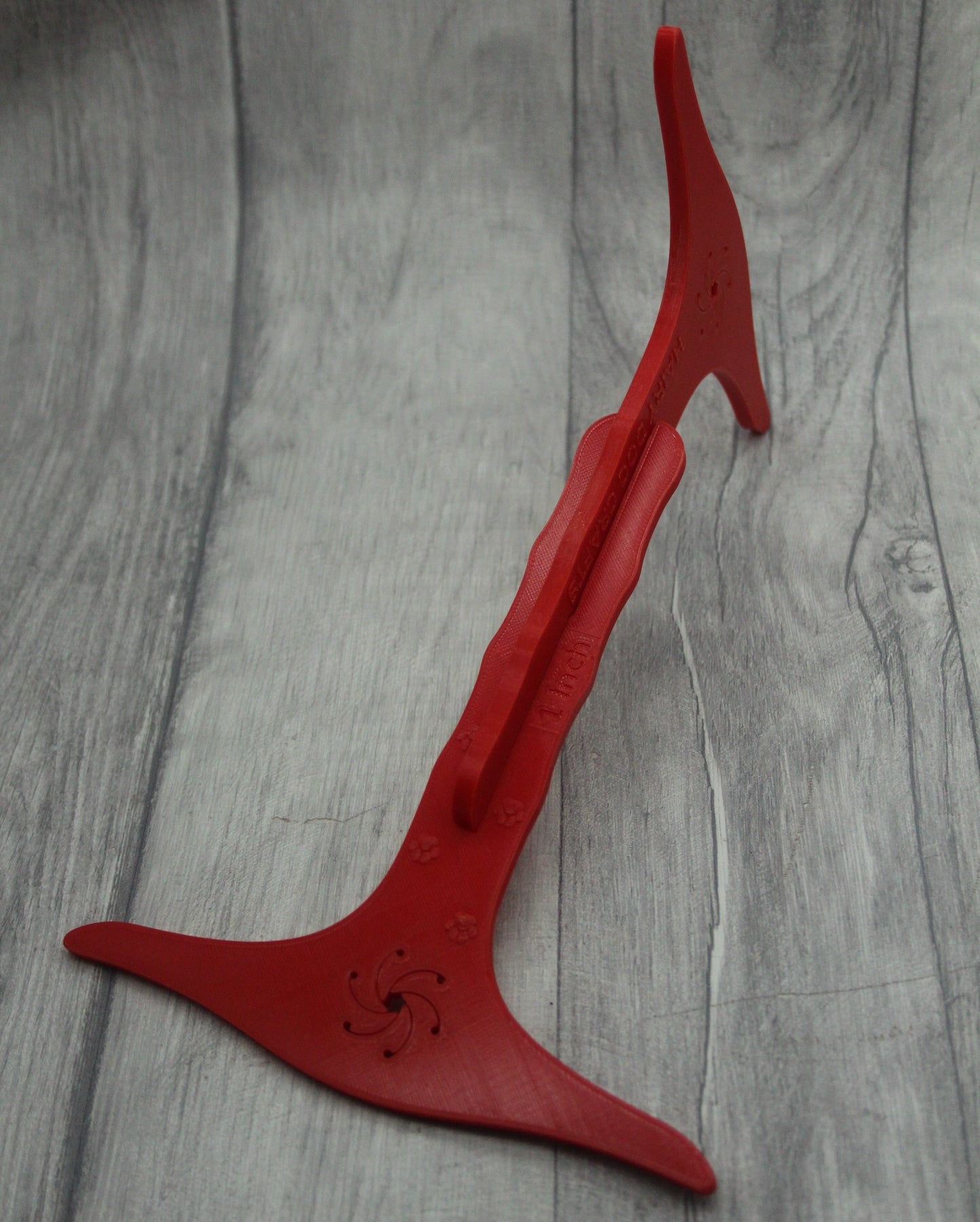 Red - IMPERFECT Yard Niddy Noddy With WPI Gauge - Flat Pack