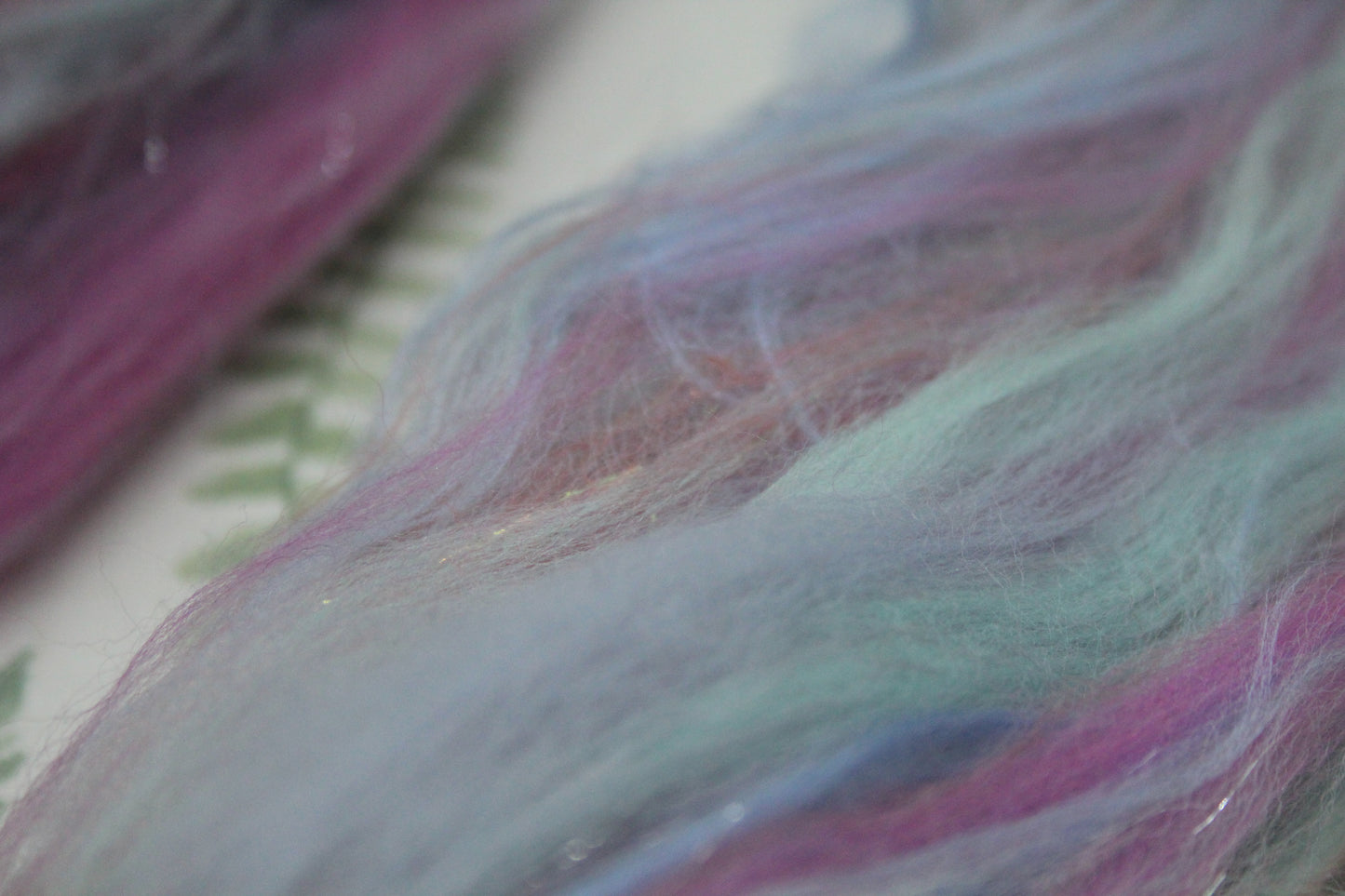 Wool Blend - Orange Yellow Peach - 16 grams / 0.5 oz - Fibre for felting, weaving or spinning