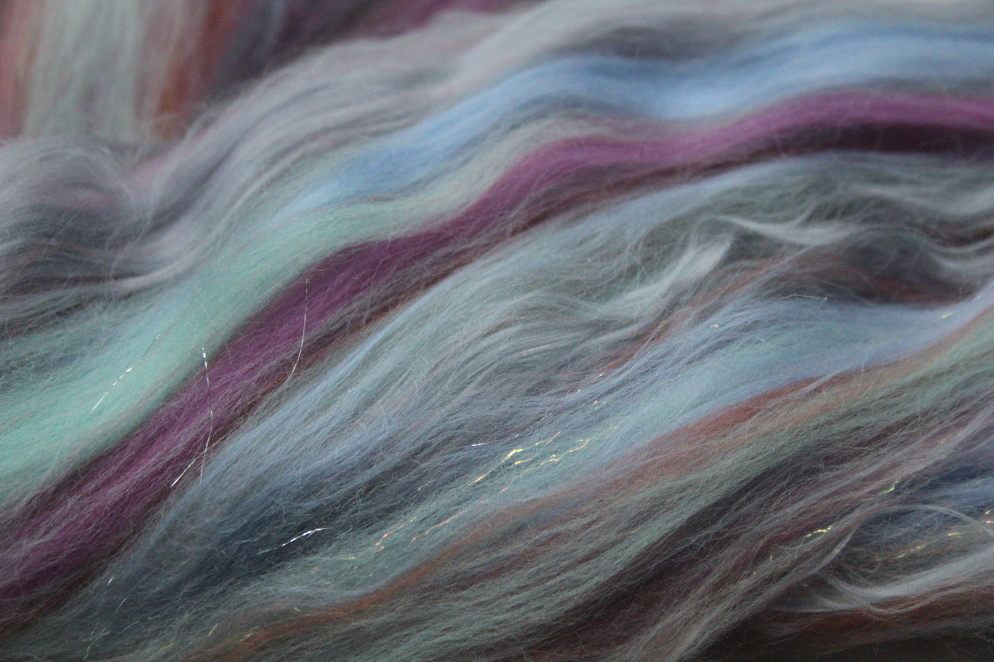 Wool Blend - Orange Yellow Peach - 23 grams / 0.8 oz - Fibre for felting, weaving or spinning