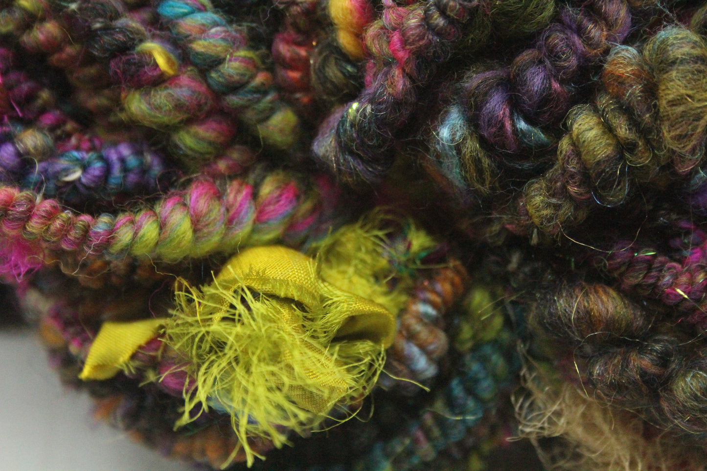 Handspun Yarn - 21 mtrs/24yards 145g/5oz - Yarn for crocheting, knitting, weaving...