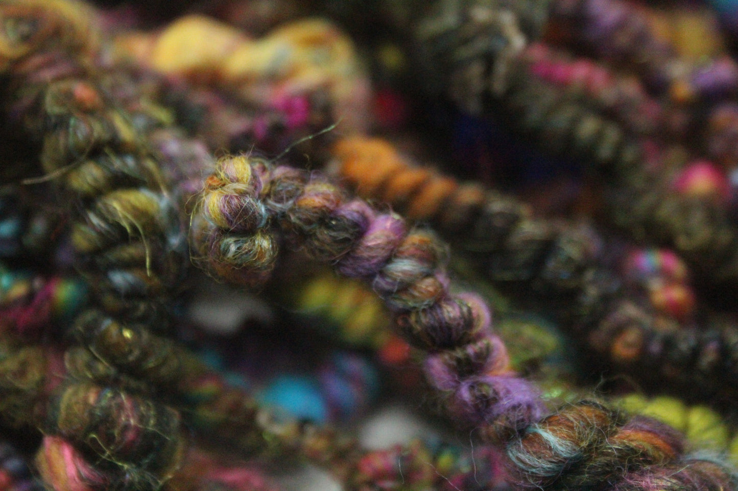 Handspun Yarn - 21 mtrs/24yards 145g/5oz - Yarn for crocheting, knitting, weaving...
