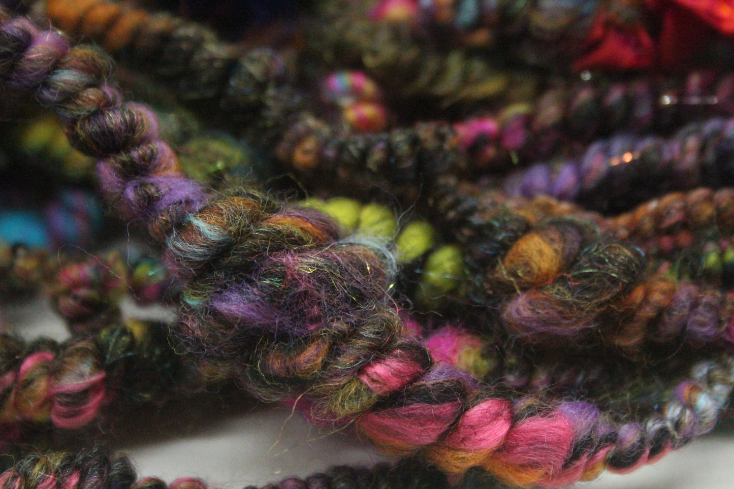 Art Batt - Blue - 177 grams / 6.2 oz - Wool for felting, spinning and weaving