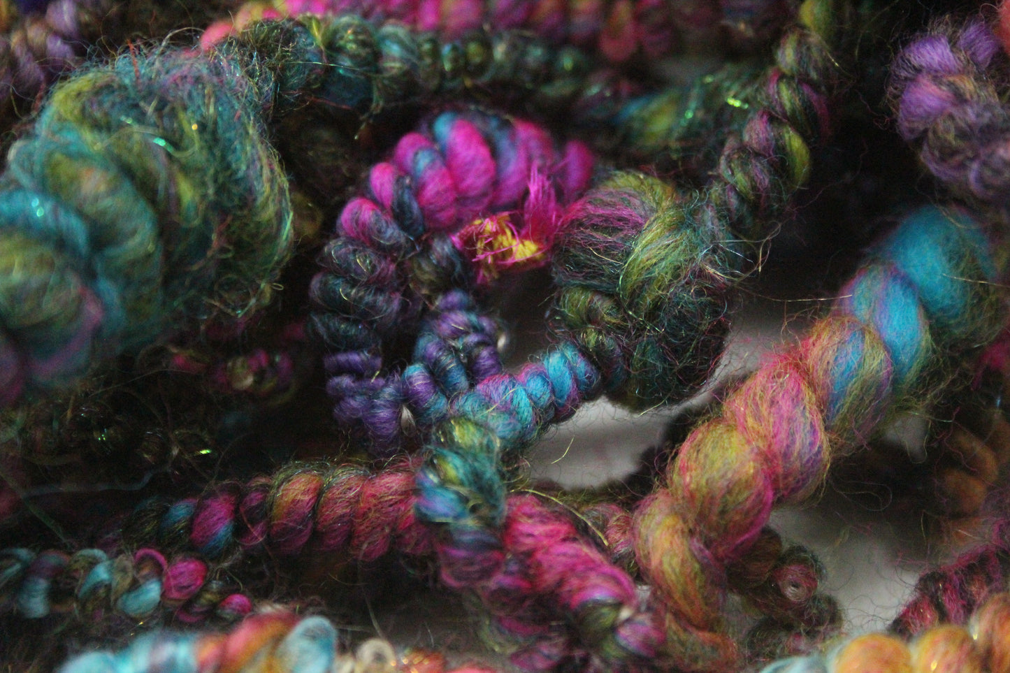 Handspun Yarn - 21 mtrs/24yards 145g/5oz - Yarn for crocheting, knitting, weaving...