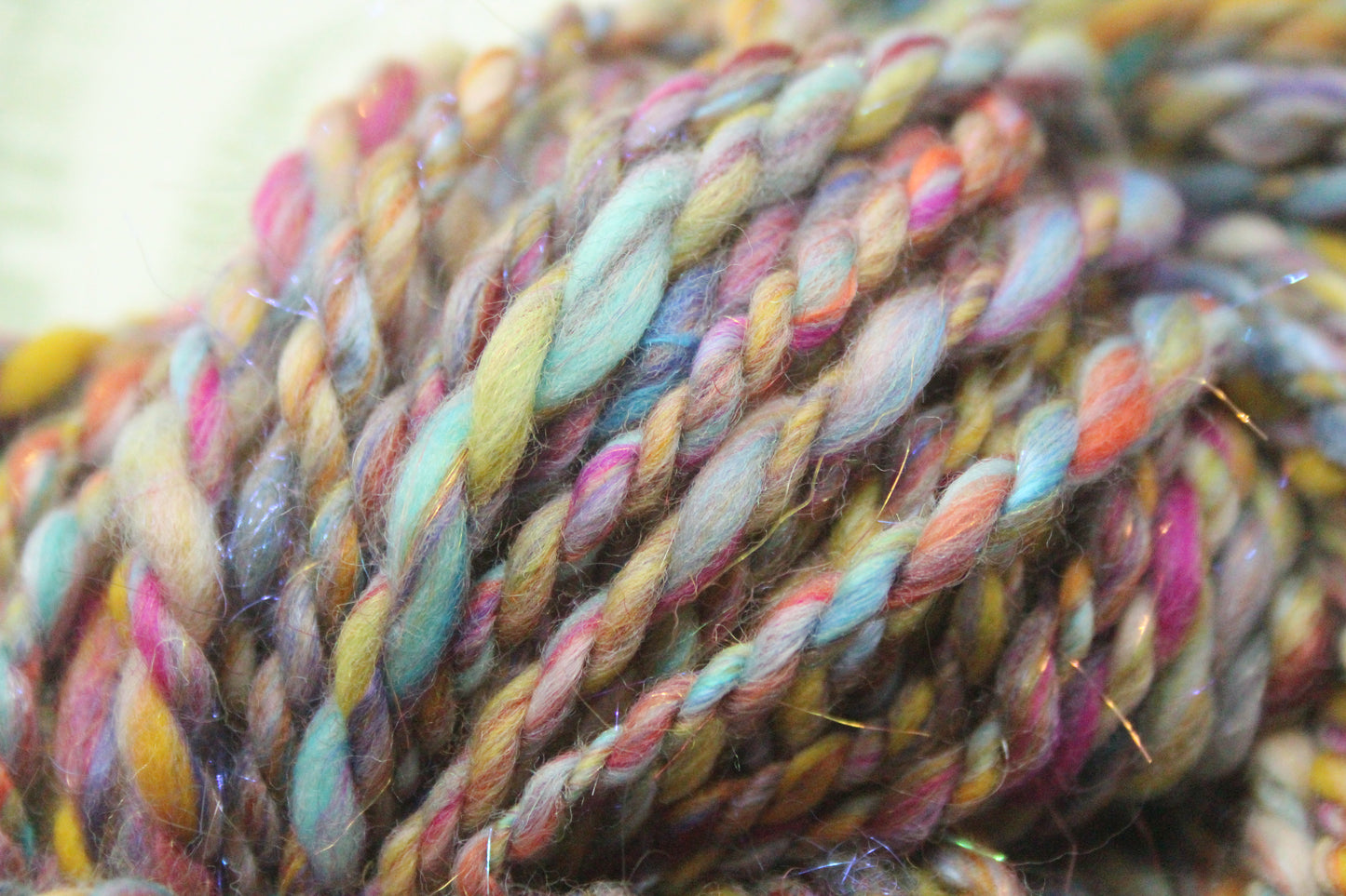 Art Batt - Blue Green Purple Orange - Sideways Colour Change - 161 grams / 5.6 oz - Wool for felting, spinning and weaving