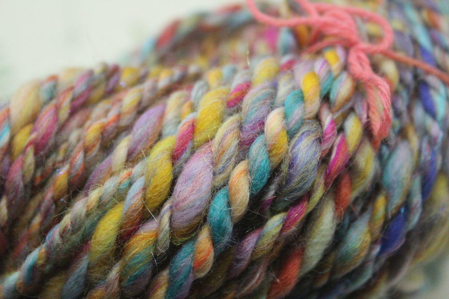 Art Batt - Blue Green Purple Orange - Sideways Colour Change - 161 grams / 5.6 oz - Wool for felting, spinning and weaving