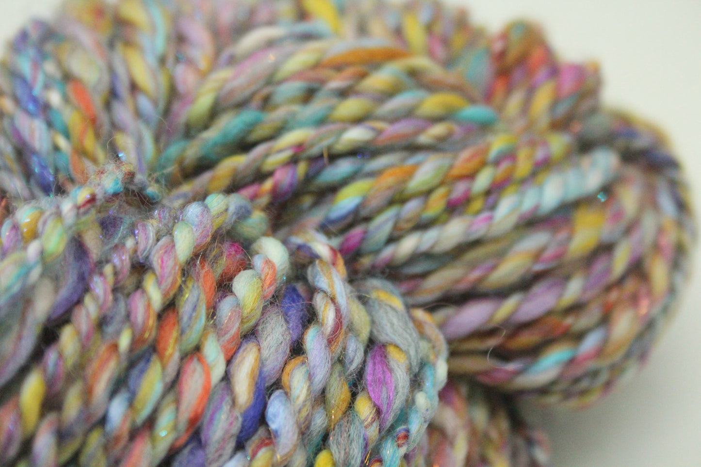 Art Batt - Blue Green Purple Orange - Sideways Colour Change - 161 grams / 5.6 oz - Wool for felting, spinning and weaving