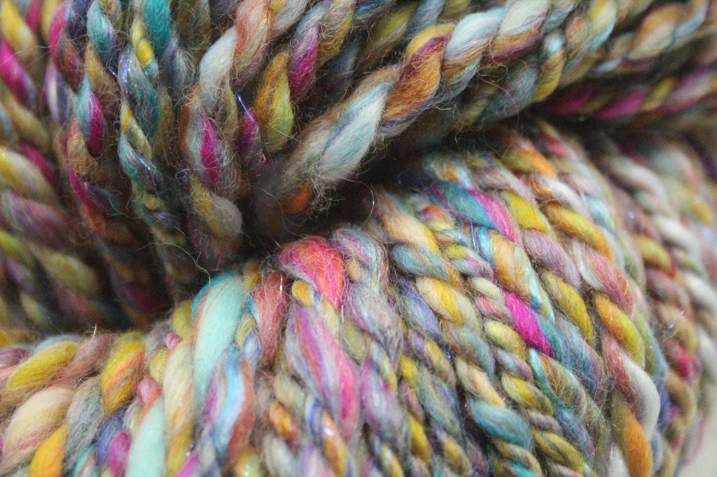Art Batt - Blue Green Purple Orange - Sideways Colour Change - 161 grams / 5.6 oz - Wool for felting, spinning and weaving