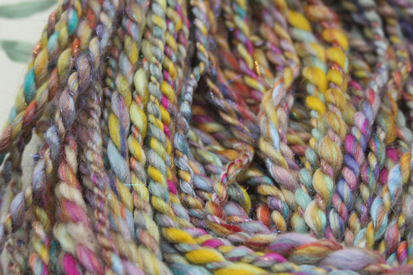 Art Batt - Blue Green Purple Orange - Sideways Colour Change - 161 grams / 5.6 oz - Wool for felting, spinning and weaving