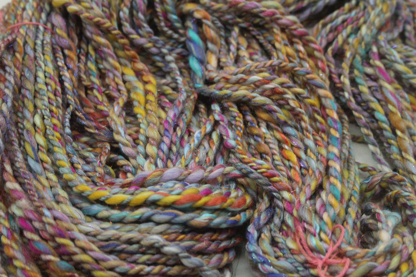 Art Batt - Blue Green Purple Orange - Sideways Colour Change - 161 grams / 5.6 oz - Wool for felting, spinning and weaving