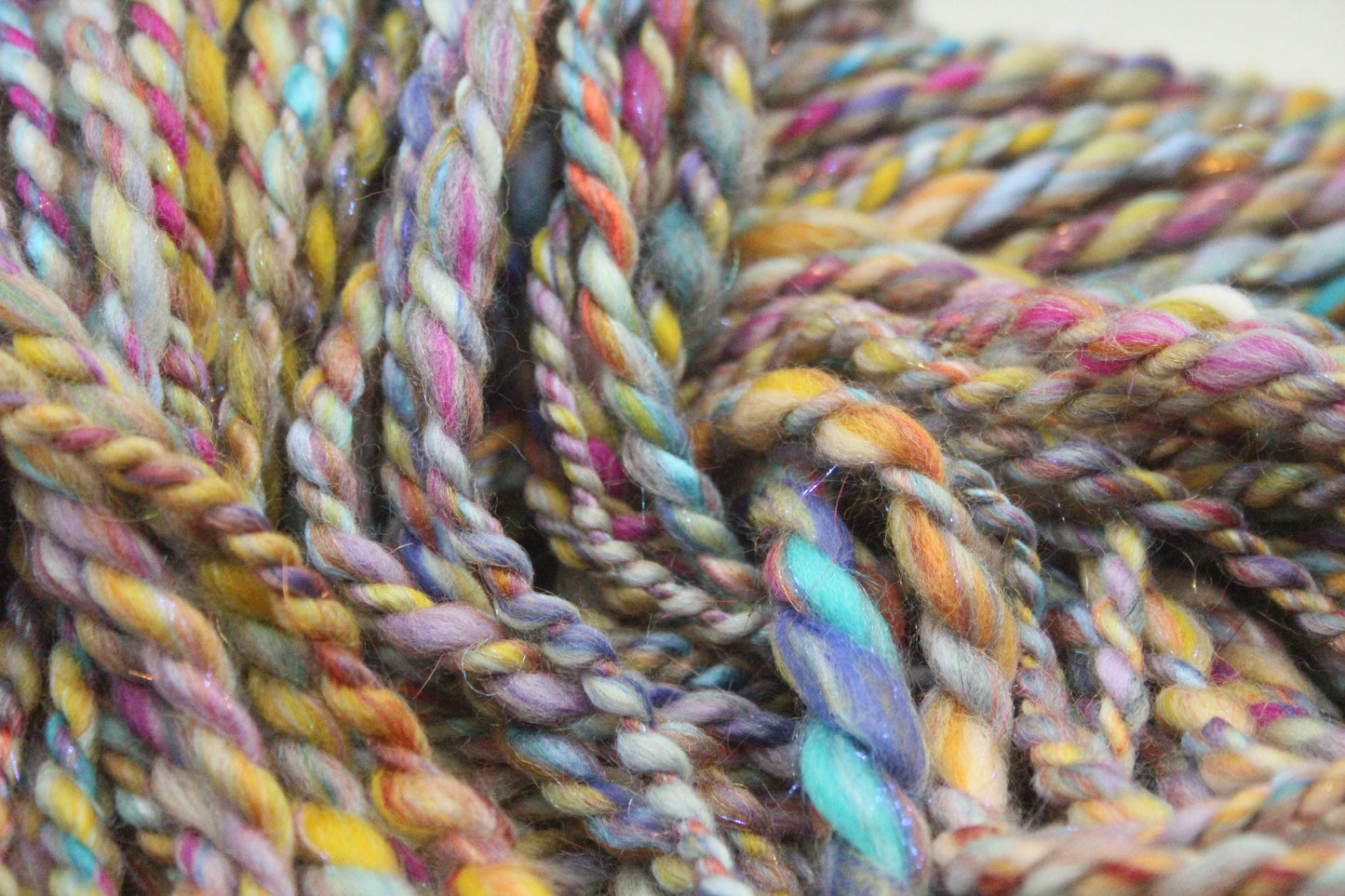 Art Batt - Blue Green Purple Orange - Sideways Colour Change - 161 grams / 5.6 oz - Wool for felting, spinning and weaving
