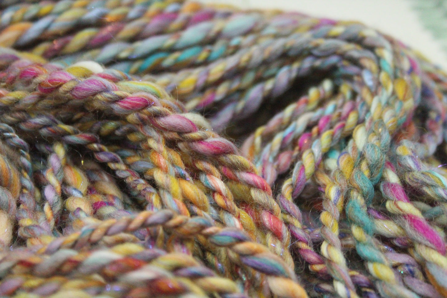 Art Batt - Blue Green Purple Orange - Sideways Colour Change - 161 grams / 5.6 oz - Wool for felting, spinning and weaving
