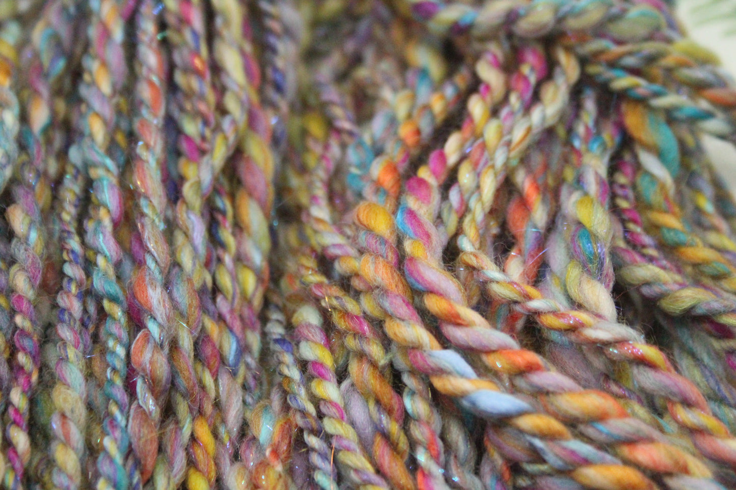 Art Batt - Blue Green Purple Orange - Sideways Colour Change - 161 grams / 5.6 oz - Wool for felting, spinning and weaving