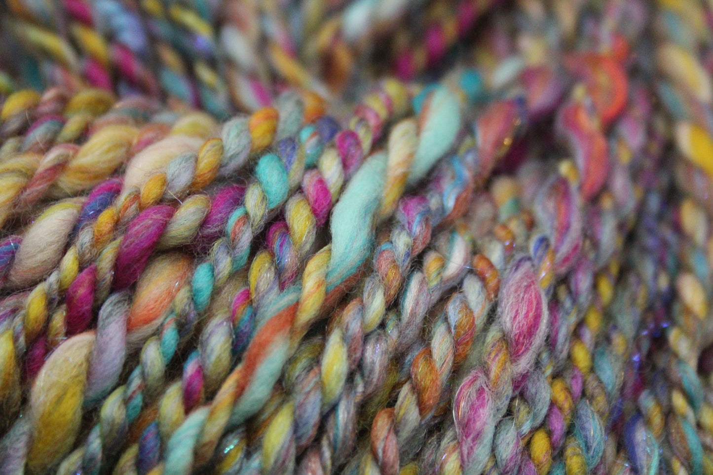 Art Batt - Blue Green Purple Orange - Sideways Colour Change - 161 grams / 5.6 oz - Wool for felting, spinning and weaving