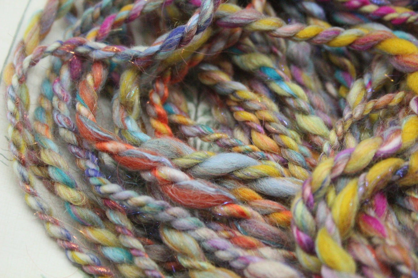 Art Batt - Brown Orange - Sideways Colour Change - 168 grams / 5.9 oz - Wool for felting, spinning and weaving