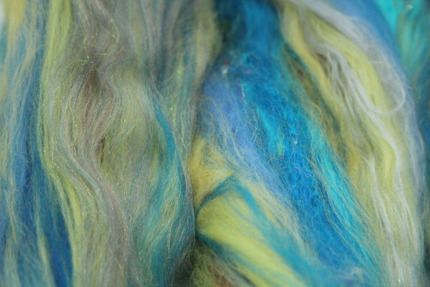Art Batt - Brown Orange - Sideways Colour Change - 168 grams / 5.9 oz - Wool for felting, spinning and weaving