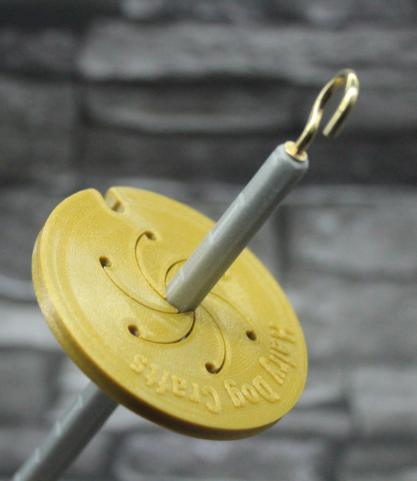 Top Whorl Spindle - (Imperfect) - Flat Pack - Silver and Gold
