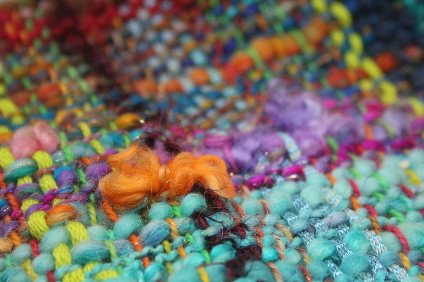 Handwoven Shawl - 42cm wide 136cm long
