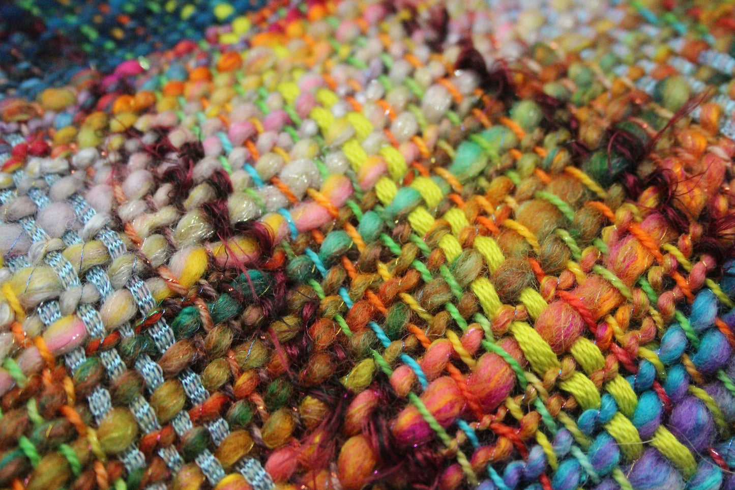Handwoven Shawl - 42cm wide 136cm long