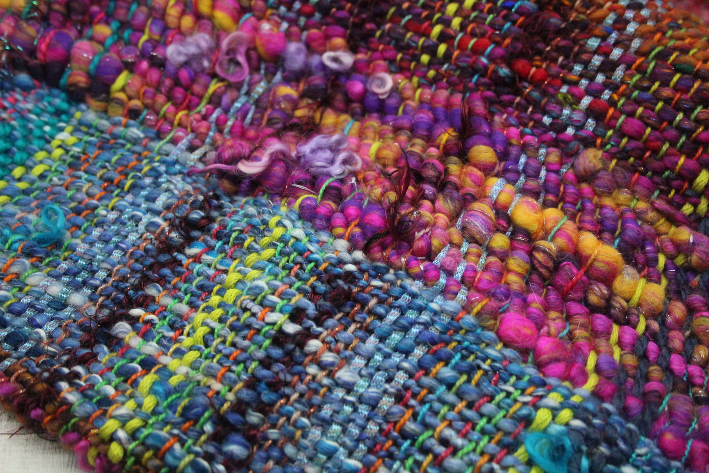Handwoven Shawl - 42cm wide 136cm long