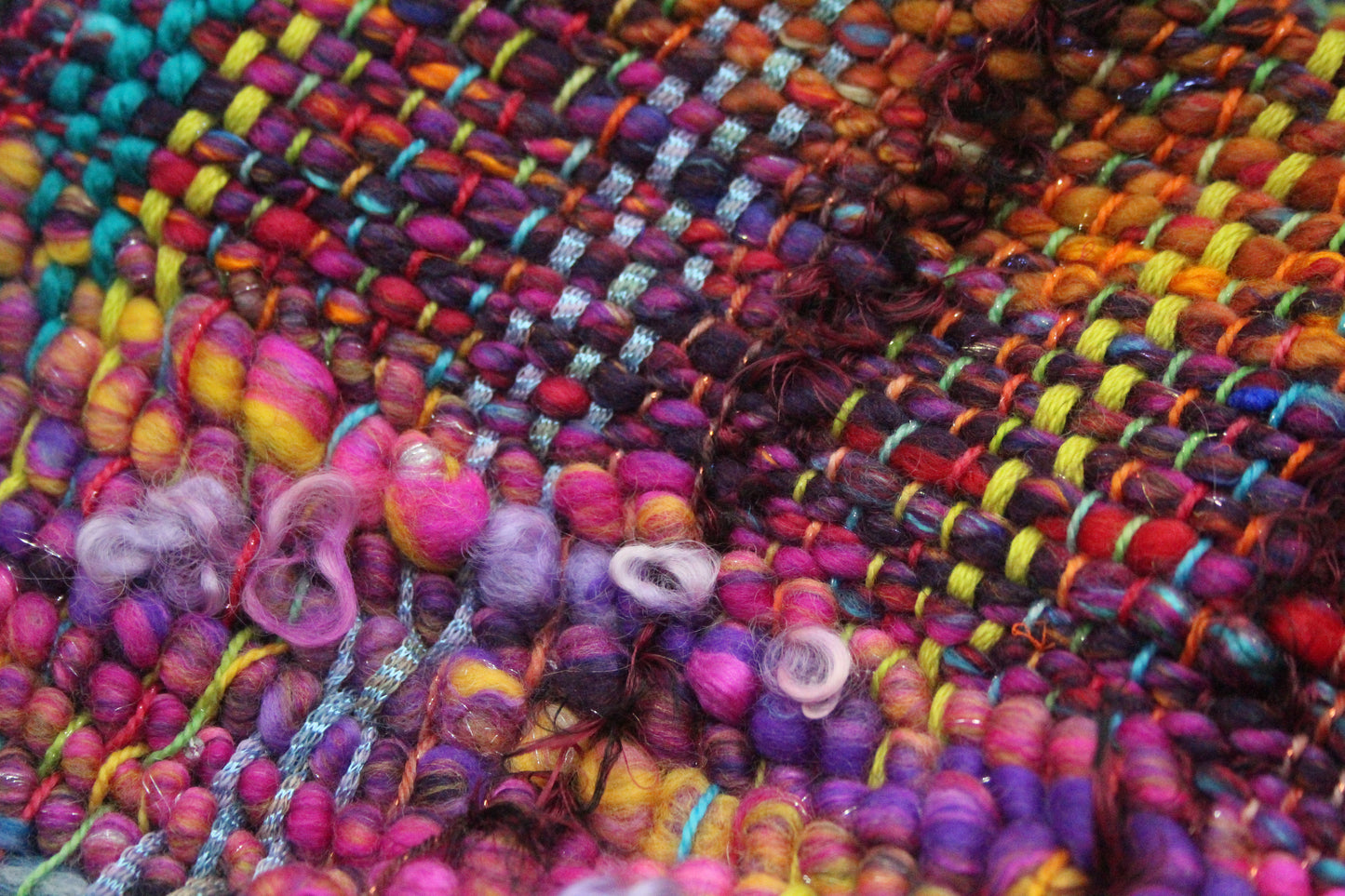Handwoven Shawl - 42cm wide 136cm long