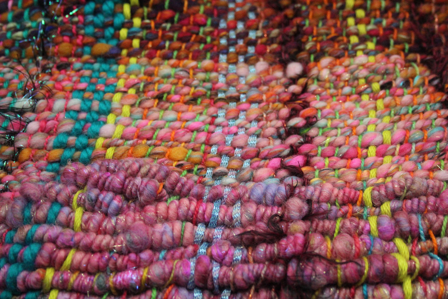Handwoven Shawl - 42cm wide 136cm long