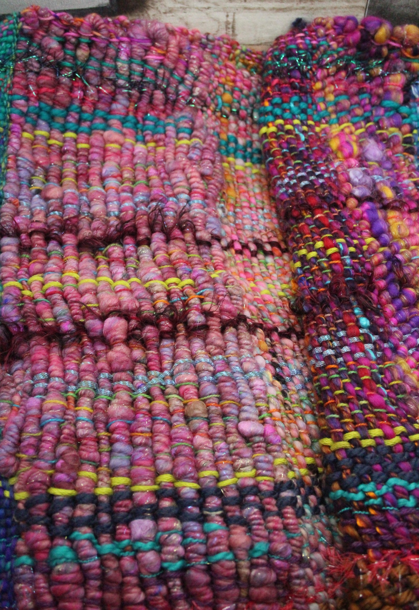 Handwoven Shawl - 42cm wide 136cm long