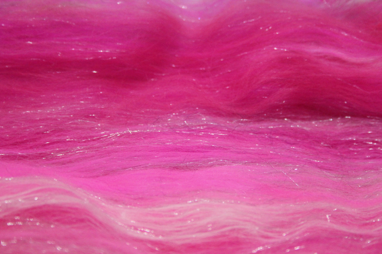 Merino Art Batt - Pink - 86 grams 3 oz - Wool for felting, spinning and weaving