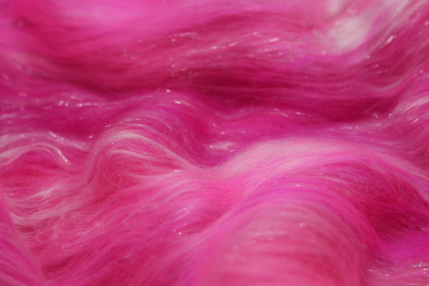 Merino Art Batt - Pink - 86 grams 3 oz - Wool for felting, spinning and weaving