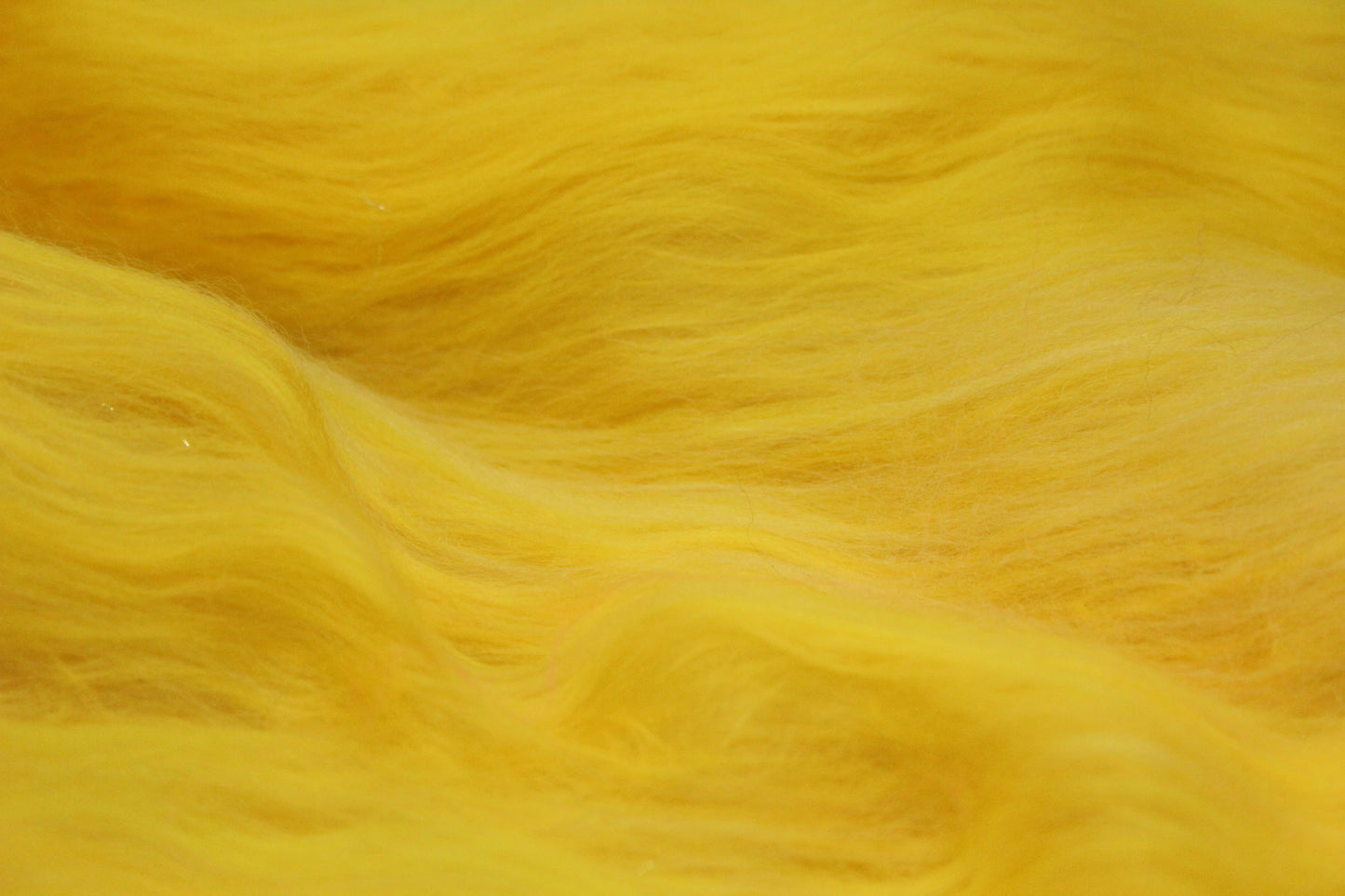 Merino Art Batt - Yellow - 73 grams 2.5 oz - Wool for felting, spinning and weaving