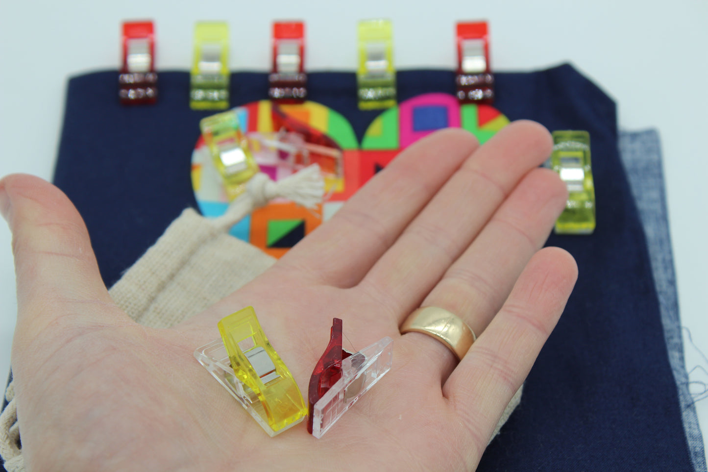 10 Craft Clips - With Gift Bag