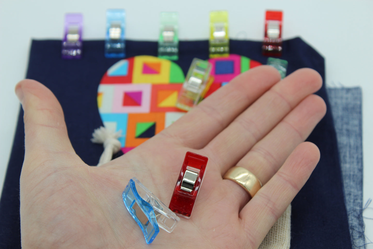 10 Craft Clips - With Gift Bag