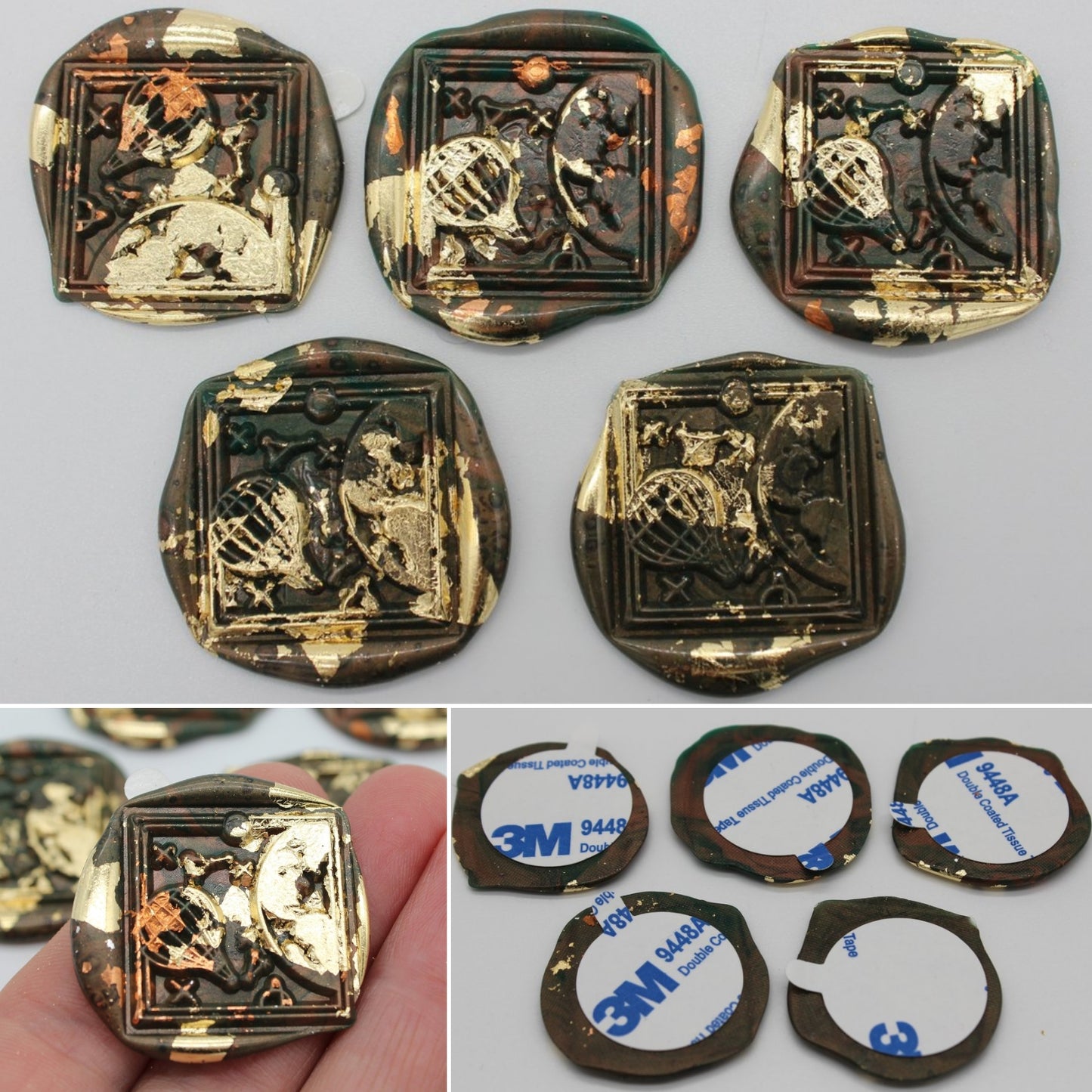 5 x Explorer Design - Self Adhesive Seals