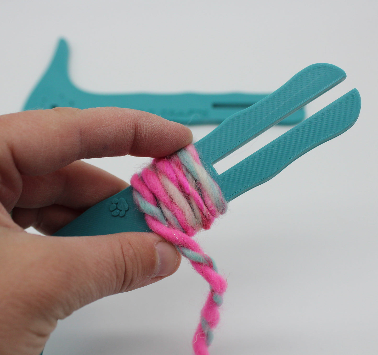 Lilac Pink - (Imperfect) Yard Niddy Noddy With WPI Gauge - 3D Printed