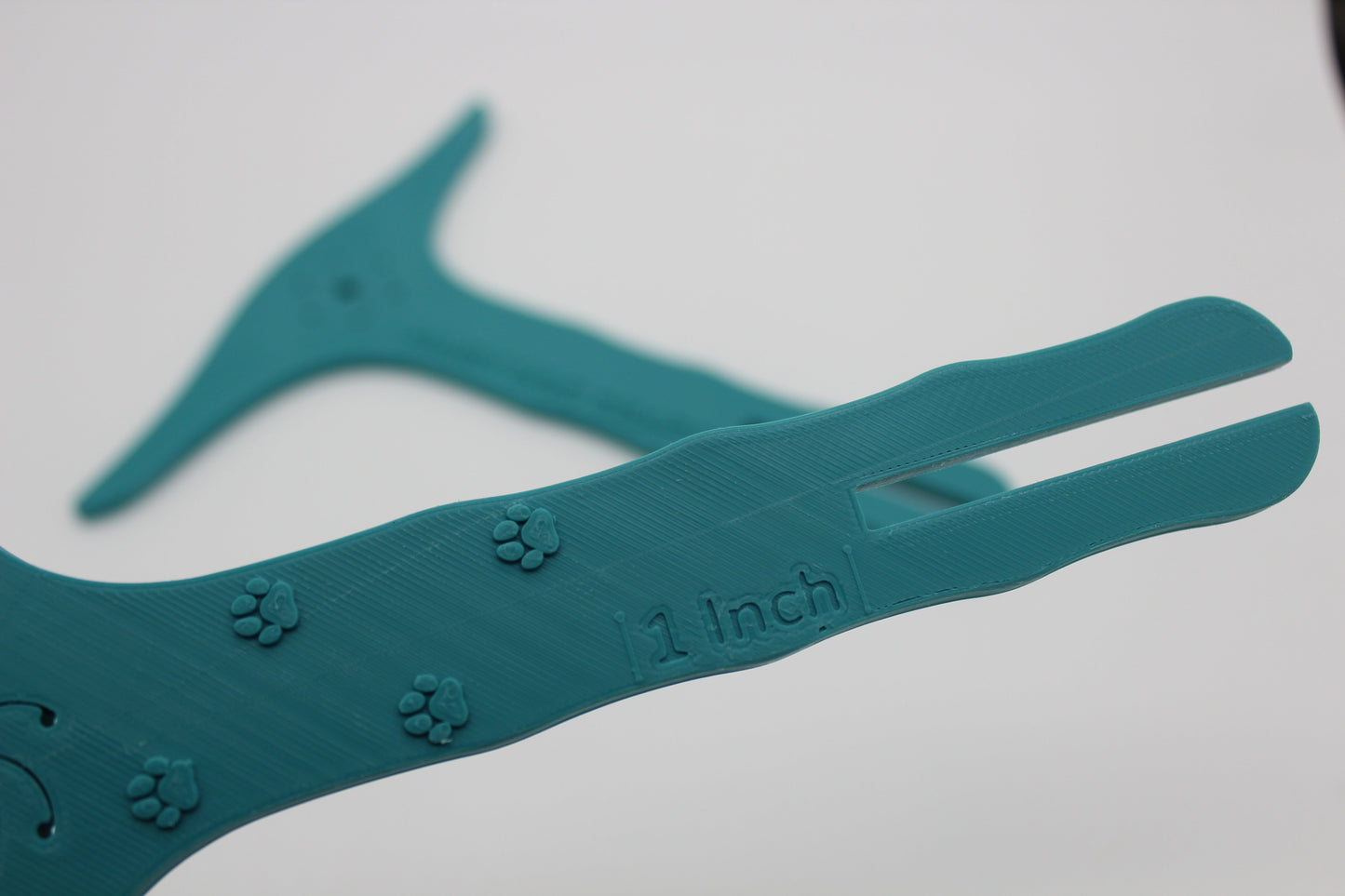 Turquoise - (Imperfect) Yard Niddy Noddy With WPI Gauge - 3D Printed