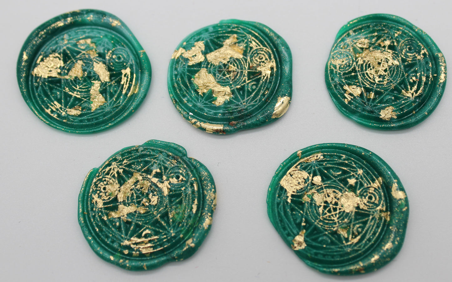 5 x Magic Circle Design - Self Adhesive Seals