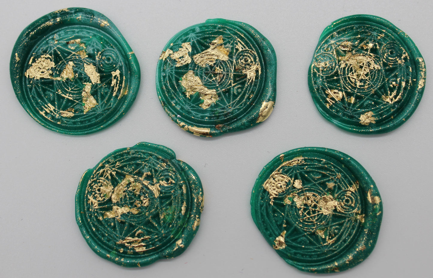 5 x Magic Circle Design - Self Adhesive Seals