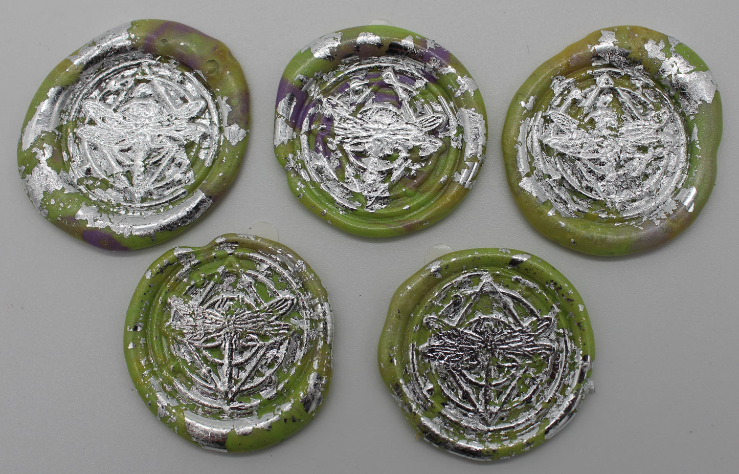 5 x Dragonfly Design - Self Adhesive Seals