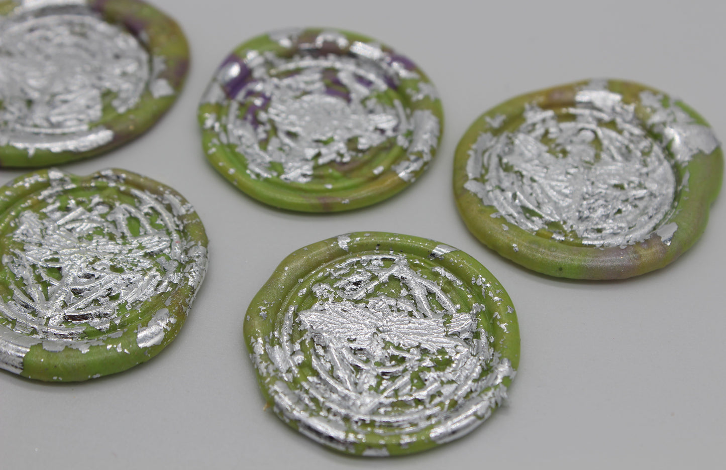 5 x Dragonfly Design - Self Adhesive Seals