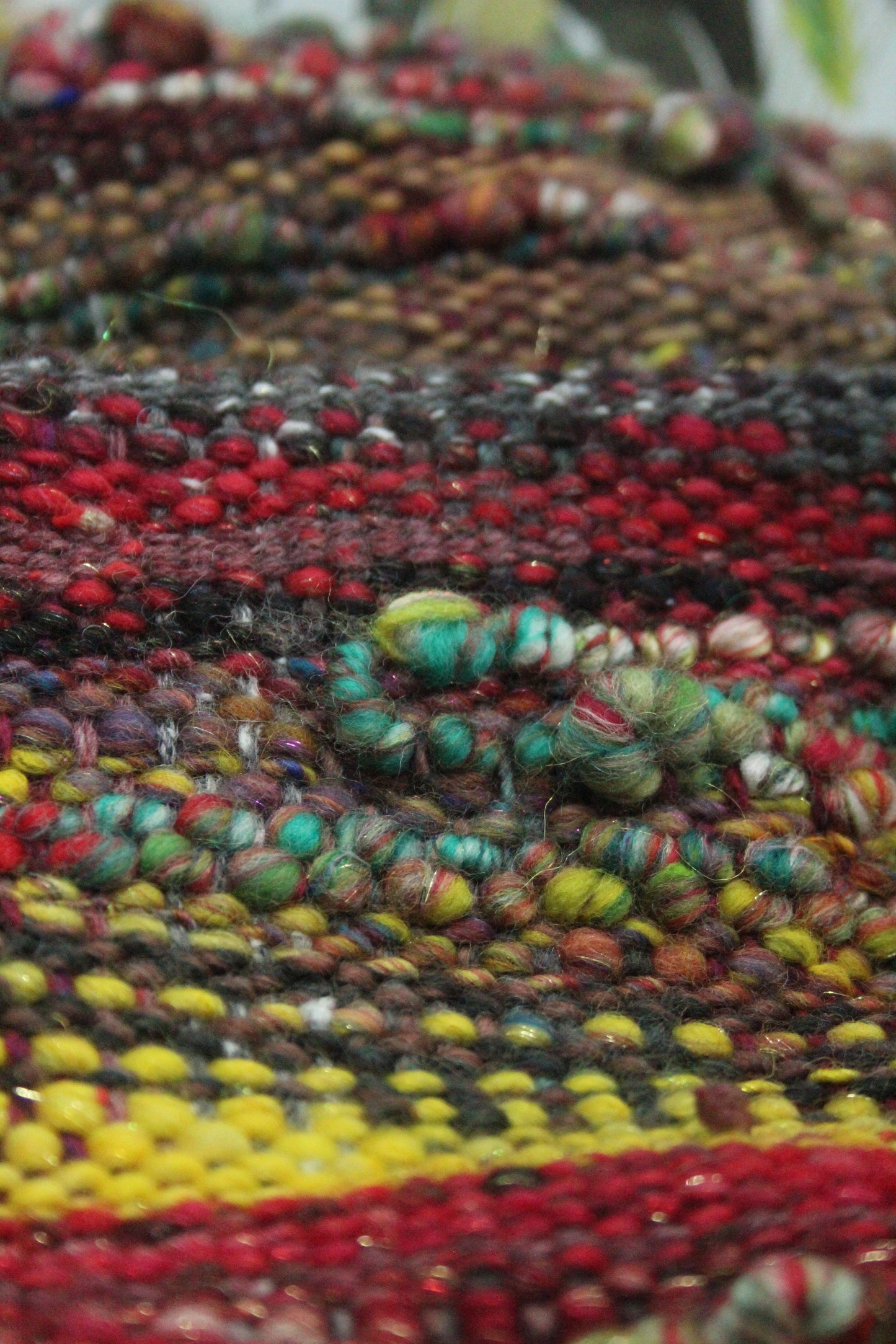 Handwoven Scarf - 17cm wide 165cm long