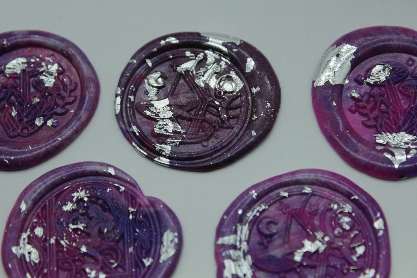 5 x Mystic Mix - Mushrooms, Whale and Mermaid - Self Adhesive Seals