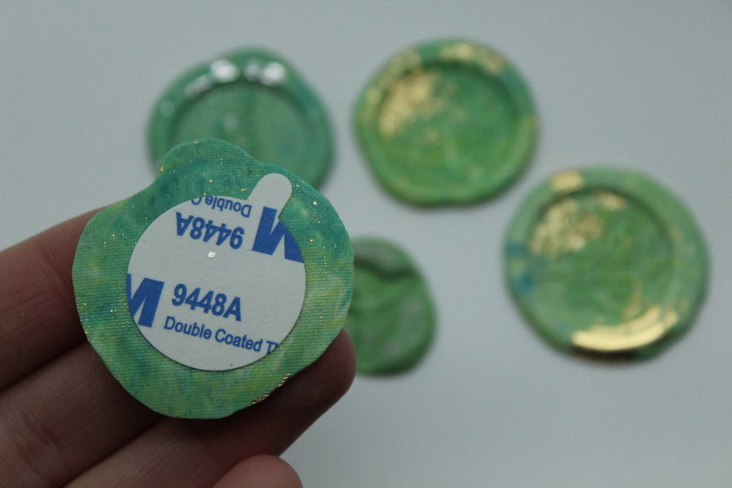 5 x Mix - Love, Fern, Dragon Fly, Bird, Mermaid - Self Adhesive Seals