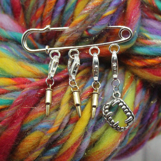 Stitch Keepers - Set of 4 - Vampire teeth and bullets