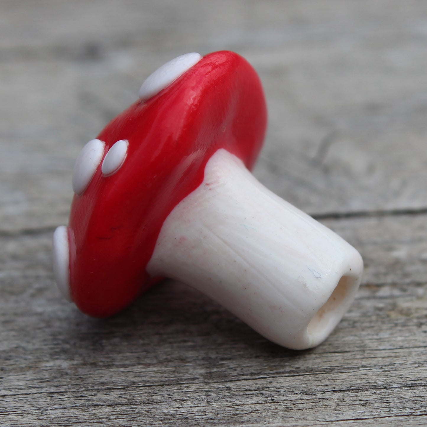 Mushroom Bead with a 6mm hole